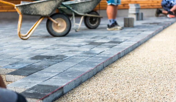 Residential Paver Driveway in Camanche, IA